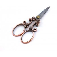 Vintage Stainless Steel Sewing Scissors Diy Tools Cloud Pattern Dressmaker Shears Scissors